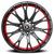 Spec-1 Sp-59 Wheel 17x7.5 5x112 & 5x114.3 Gloss Black & Red Undercut 42mm | SP-5917753642GBRU
