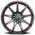 Spec-1 Sp-67 Wheel 17x7 5x114.3 & 5x120 Gloss Black & Red Line 42mm | SP-671773842GBRL