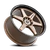 Spec-1 Spt-33 Wheel 18x8.5 5x110 & 5x114.3 Matte Bronze & Black Lip 38mm | SPT-3318853538MZBL