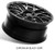 Xxr 530R Wheels Rims 19x8.5 5x112 Chromium Black 35mm | 530R984450