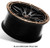 Xxr 585 Wheels Rims 19x8.5 5x114.3 Black W/ Bronze Ring 35mm | 585986563