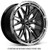 Xxr 585 Wheels Rims 20x8.5 5x112 Chromium Black W/ Machined Ring 35mm | 585084451