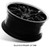 Xxr 586 Wheels Rims 20x8.5 5x120 Black W/ Stainless Lip 35mm | 586081223