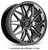 Xxr 586 Wheels Rims 20x9.5 5x114.3 Chromium Black W/ Stainless Lip 35mm | 586096553