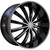 Borghini B19 Wheels Rims 20x8.5 5x114.3 5x127 Black Machined W/ Milled Lip 35mm | WBWW019S29O21P051F036C16