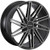 Borghini B65 Wheels Rims 17x7.5 5x114.3 Black Milled 38mm | WBWW065S11O23P010F050C13