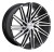 Borghini B66 Wheels Rims 22x9.5 6x139.7 Black Machined 25mm | WBWW066S39O16P024F004C16