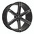 Gima GM12 Wheel 22x9.5 6x135 Matte Flat Black 30mm