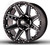 Red Dirt Road RD04 Wheels Rims 17x9 5x127 Matte Flat Black Machined W/ Milled Lip 0mm | WRDW004S14O08P015F311C09