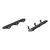 Aries ARIES 2556025 AdvantEDGE Black Aluminum 85-Inch Truck Running Boards, Select Toyota Tacoma | BBDR 2556025