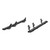 Aries ARIES 2559048 SlimGrip 5" x 88" Black Aluminum Running Boards, Fits Select Ford F-150, F-250 Super Duty, F-350 Super Duty, F-450 Super Duty, F-550 Super Duty | BBDR 2559048