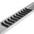 Raptor Series 6 in OEM Style Slide Track Running Boards Brushed Aluminum | CYC 1702-0220
