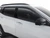 Husky Liners Low Profile Ventvisor Deflector; Smoke with Chrome Trim; Outside Mount; 4 pc | BBVR 2884082