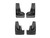 Weathertech MudFlap No-Drill DigitalFit MudFlap Kit Black | BHTJ 110115-120166