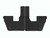 Weathertech All Weather Floor Mats Black Third Row | BHTJ W616