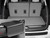 Weathertech SeatBack Cargo Liner HP w/Bumper Protector Gray Behind 3rd Row Seating | BHTJ 421750IMSK