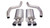 Corsa Performance Exhaust 3.0" Axle-Back Dual Rear Exit with Twin 4.0" Polished Pro-Series Tips | COR 14164