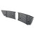 APS Black Stainless Steel Billet Grille | APS GR04FFC45J