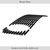 APS Black Stainless Steel Billet Grille | APS GR06FFJ13J