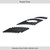 APS Black Stainless Steel Billet Grille | APS GR14FED12J