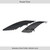 APS Black Stainless Steel Billet Grille | APS GR14HGH99J