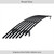 APS Black Stainless Steel Billet Grille | APS GR20HED81J