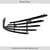 APS Black Stainless Steel Billet Grille | APS GR20FFI30J