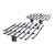 APS Polished Stainless Steel Billet Grille | APS GR03FFD67S