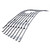 APS Black Stainless Steel Billet Grille | APS GR06FFF54S