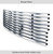 APS Hairline Stainless Steel Billet Grille | APS GR12HEC89C