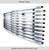 APS Hairline Stainless Steel Billet Grille | APS GR14FEB68C