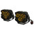Morimoto Morimoto 4Banger HXB LED Pods (Spot / Yellow)(Set) | HTMC BAF008