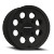 Vision 56 Midway Atv Wheels Rims 14x7 4x136 Satin Black 13mm | 56-147136SB44