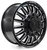 Arena Dually A110  Rival Front Wheels Rims 20x8.25 8x165.1 Gloss Black Milled 105mm