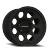 Vision 56 Midway Wheels Rims 20x12 5x139.7 Satin Black -44mm | 56-20285SB-44