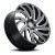 Luxxx Alloys Lux 23 Wheels Rims 22x9.5 6x139.7 Gloss Black Milled 30mm | LUX23229561397+30D-A1