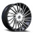 Luxxx Alloys Lux 43 Wheels Rims 20x8.5 6x127 6x132 Gloss Black Machined 30mm | LUX4320856127132+30N-A2