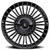 Luxxx Alloys Lux 49 Wheels Rims 24x10 5x115 5x120 Gloss Black 35mm | LUX4924105115120+35C-A