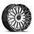 Luxxx Alloys Lux 53 Wheels Rims 20x8.5 5x114.3 5x120 Gloss Black Machined 35mm | LUX53208551143120+35B-A2