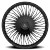 Luxxx Alloys Lux 55 Wheels Rims 22x9 5x112 5x114.3 Gloss Black 35mm | LUX5522951121143+35B-A
