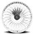 Luxxx Alloys Lux 55 Wheels Rims 22x9 5x114.3 5x120 Chrome 35mm | LUX5522951143120+35B-C