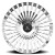 Luxxx Alloys Lux 56 Wheels Rims 20x8.5 5x110 5x114.3 Chrome 35mm | LUX56208551101143+35B-C