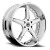 Luxxx Alloys Lux 6 Wheels Rims 26x9.5 5x139.7 Chrome 18mm | LUX626955139+18D-C