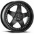 Venom 11 Wheels Rims 17x8 5x120 Satin Black 30mm | VEN111785120+30C-B