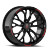 Venom 53 Wheels Rims 18x8.5 5x120 Gloss Black Red Milled 35mm | VEN5318855120+35B-A3