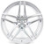 Select S101 Shadow Wheels Rims 18x8.5 5x120 Brushed Gloss Silver 38mm | S101188521P3809