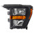 Spec-D Black Headlight with Clear Lens and Amber Reflector | SPE 2LH-F15021JM-L-RO