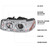 Spec-D Chrome LED Projector Headlight with Corner Lights | SPE 2LBLHP-DEN00-TM