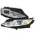 Spec-D Chrome Projector Headlight with Clear Lens and LED Light Bar | SPE 2LHP-MBU19-SQ-RS