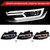 Spec-D Gloss Black LED Projectory Headlight with Clear Lens | SPE LHP-CMR16BK-SQ-TM
